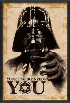 Ingelijste poster Star Wars - Your Empire Needs You